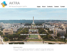Tablet Screenshot of aktra.com